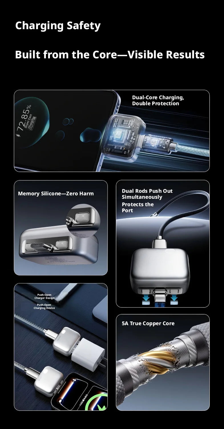 intelligence Full Charge Separator Protect battery health Overcharge protection Auto power-off Suitable for Type-C devices