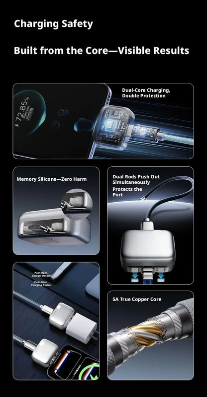 intelligence Full Charge Separator Protect battery health Overcharge protection Auto power-off Suitable for Type-C devices