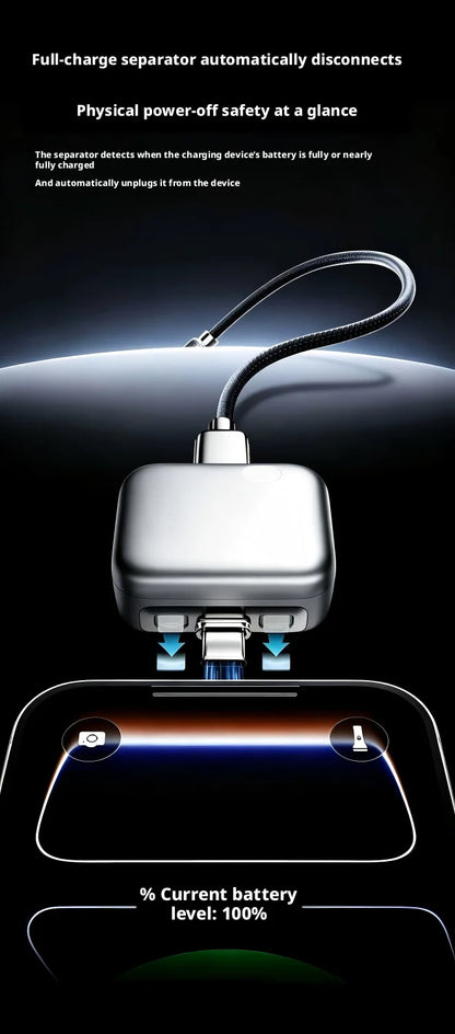 intelligence Full Charge Separator Protect battery health Overcharge protection Auto power-off Suitable for Type-C devices