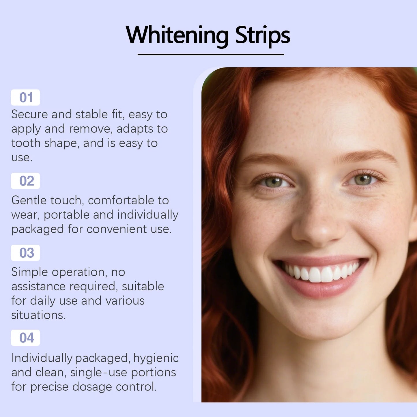 Purple Teeth Whitning Strips Oral Hygiene Mint Fresh Breath Brighten Tooth Bleaching Lasting Oral Care Tooth Brightening Patches