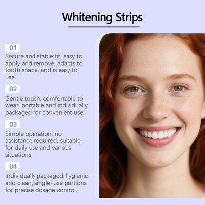 Purple Teeth Whitning Strips Oral Hygiene Mint Fresh Breath Brighten Tooth Bleaching Lasting Oral Care Tooth Brightening Patches