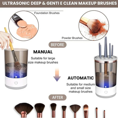 Automatic Electric Makeup Brush Cleaner USB Plug Portable Eyeshadow Brush Holder Holder Tools and Dryer Beauty Makeup Tools