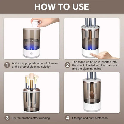 Automatic Electric Makeup Brush Cleaner USB Plug Portable Eyeshadow Brush Holder Holder Tools and Dryer Beauty Makeup Tools
