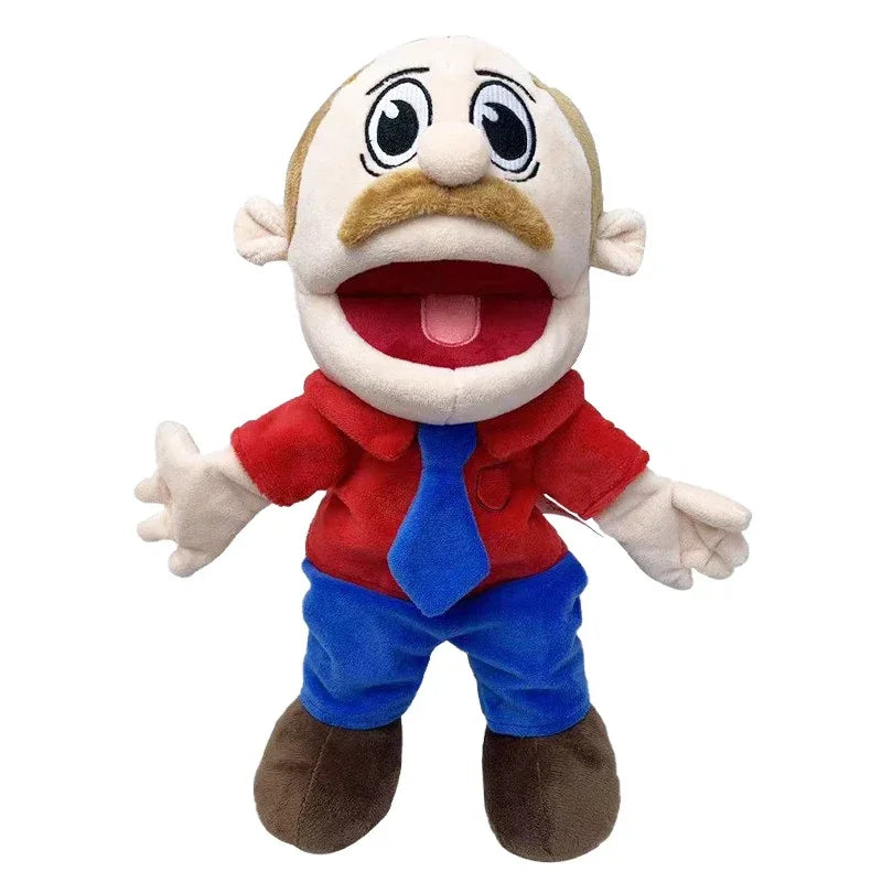 Jeffy Family Hand Puppet Pet Booger Feebee Rocker Zombie Dad Mom Chef Price Police Junior Joseph Cody Penolope Open Mouth Muppet
