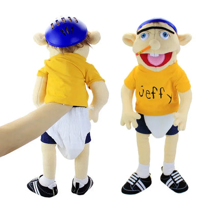 Jeffy Family Hand Puppet Pet Booger Feebee Rocker Zombie Dad Mom Chef Price Police Junior Joseph Cody Penolope Open Mouth Muppet