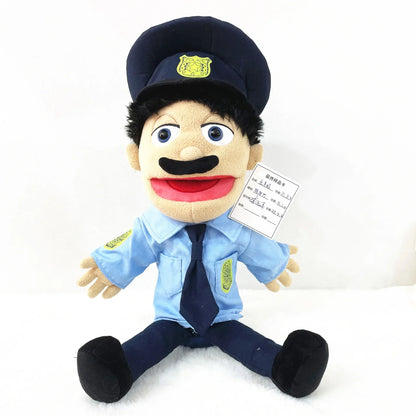 Jeffy Family Hand Puppet Pet Booger Feebee Rocker Zombie Dad Mom Chef Price Police Junior Joseph Cody Penolope Open Mouth Muppet